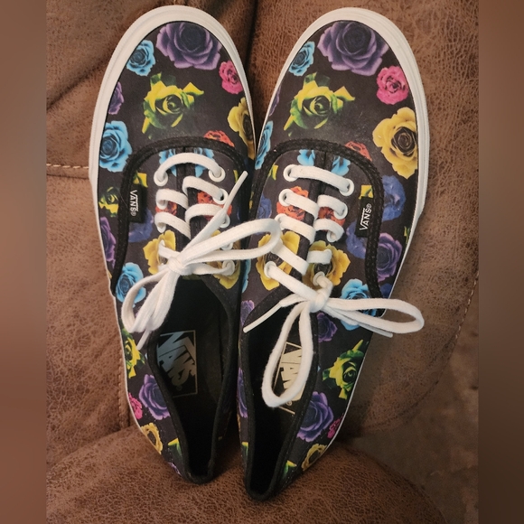 Vans Shoes - Vans Black and Yellow Cartoon Sneakers